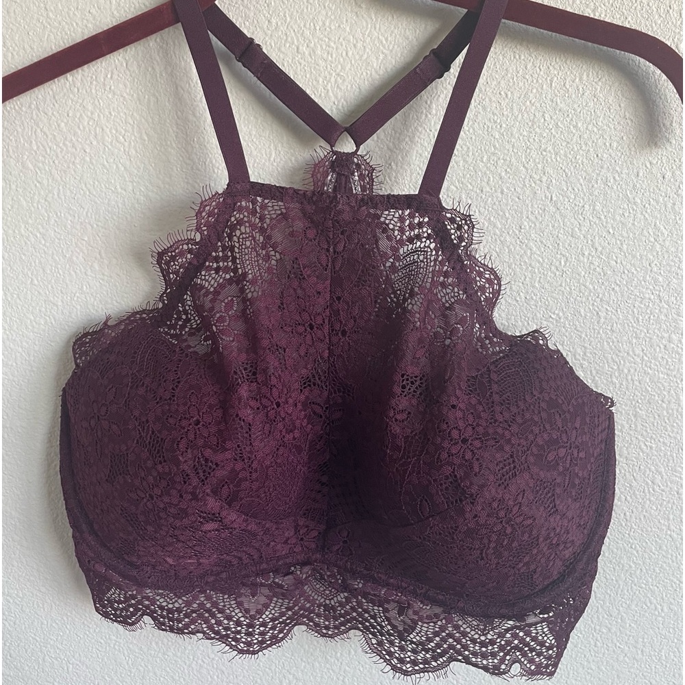 Victoria’s Secret Pink Push Up Lace Racerback Bra